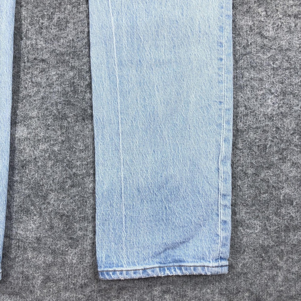 Madewell Jeans Mens 31x34 Blue Light Wash Slim Tapered Denim Pants Stretch - Picture 16 of 16